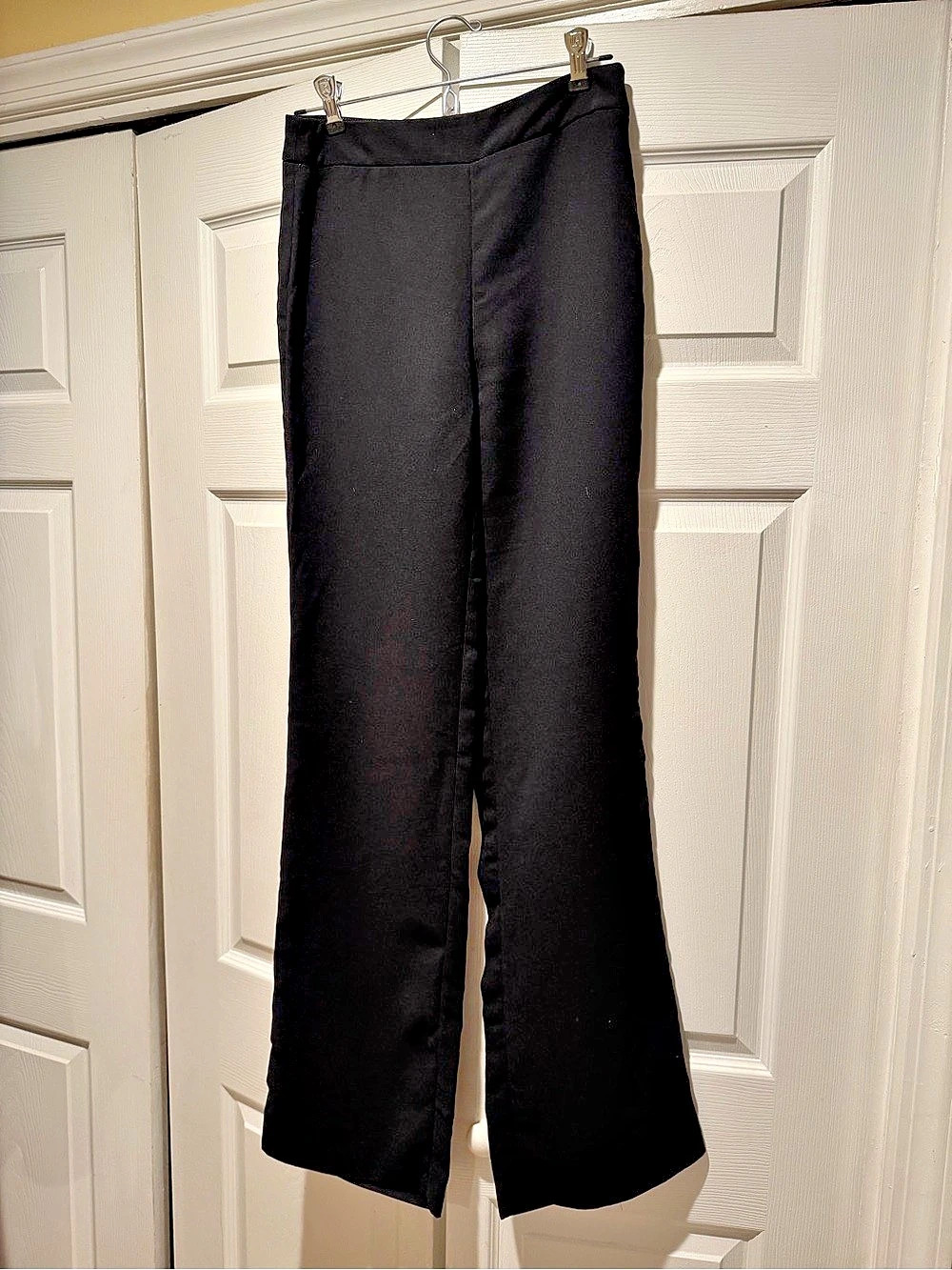 Vintage Y2K Zara Woman Black Wideleg Pants Size Small